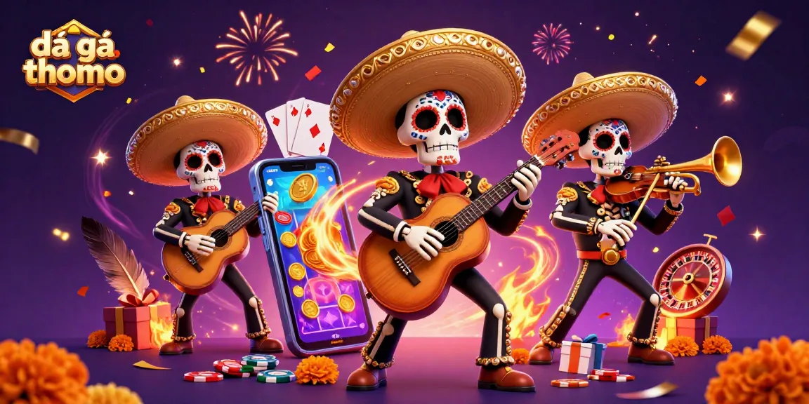Experience exciting đá gà thomo action surrounded by colorful elements and dynamic gameplay.