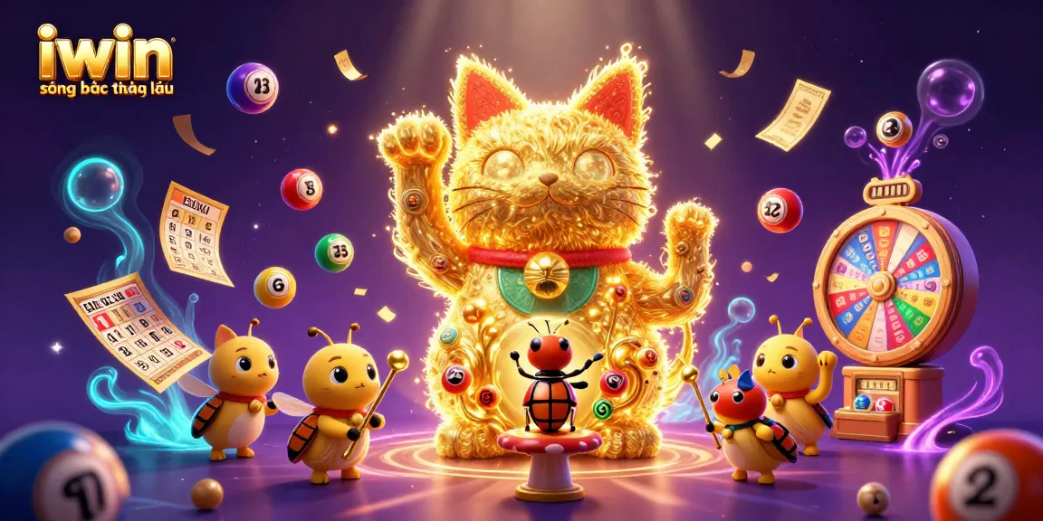 Experience the excitement of iwin sòng bạc thượng lưu with dynamic lottery elements and vibrant casino symbols.