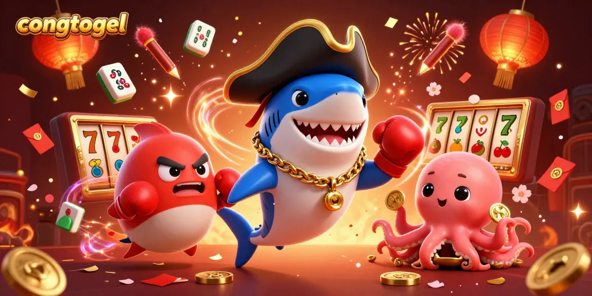 Experience the excitement of congtogel with vibrant casino characters and dynamic game elements.