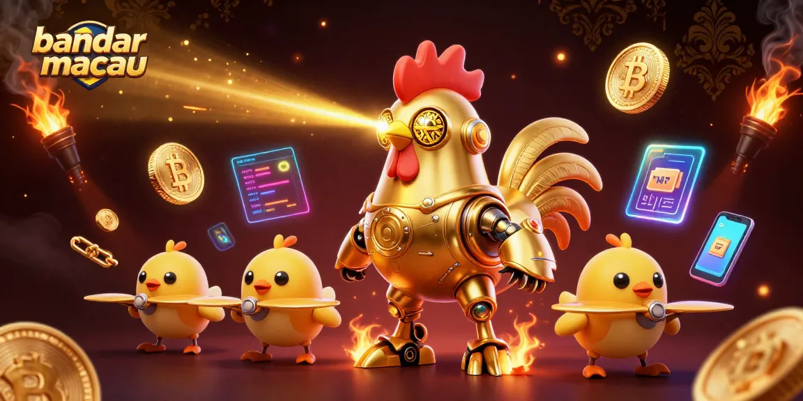 Bandar toto macau menyajikan pemandangan robot ayam emas futuristik dan drone bayi yang mendebarkan.