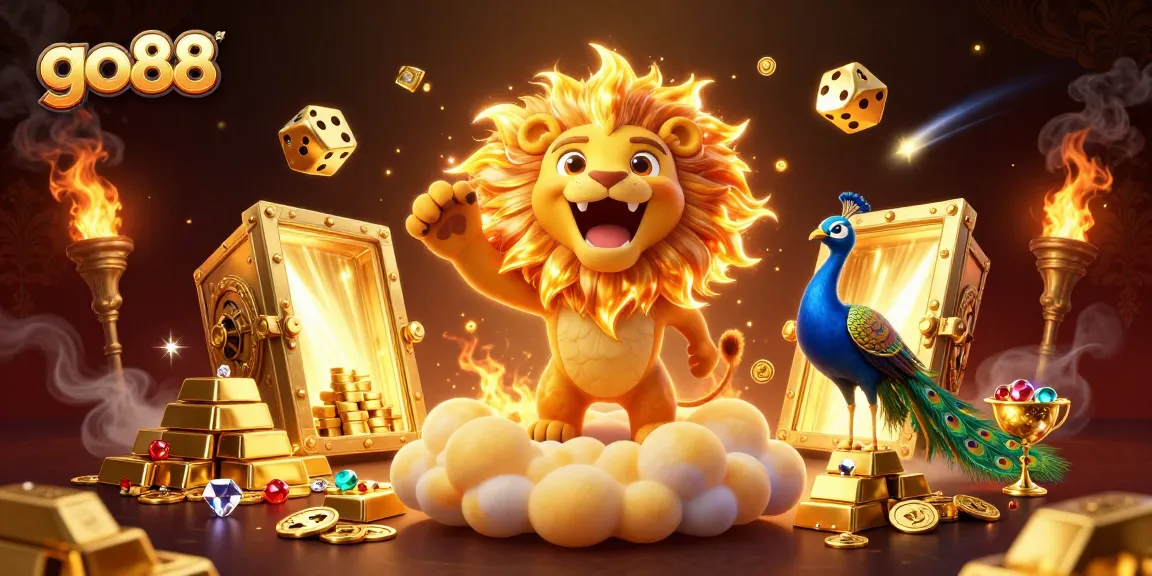 Engage in thrilling gameplay at go88, featuring abundant treasures and vibrant casino elements.