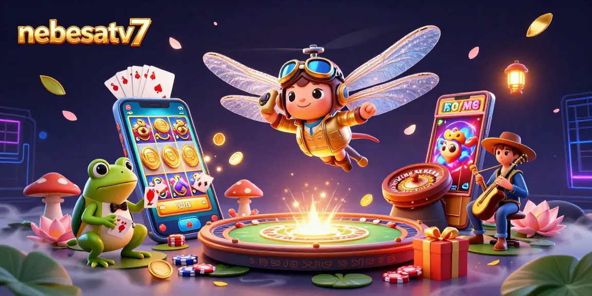 Experience thrilling gaming adventures with nebesatv7, featuring dynamic characters in a vibrant casino setting.