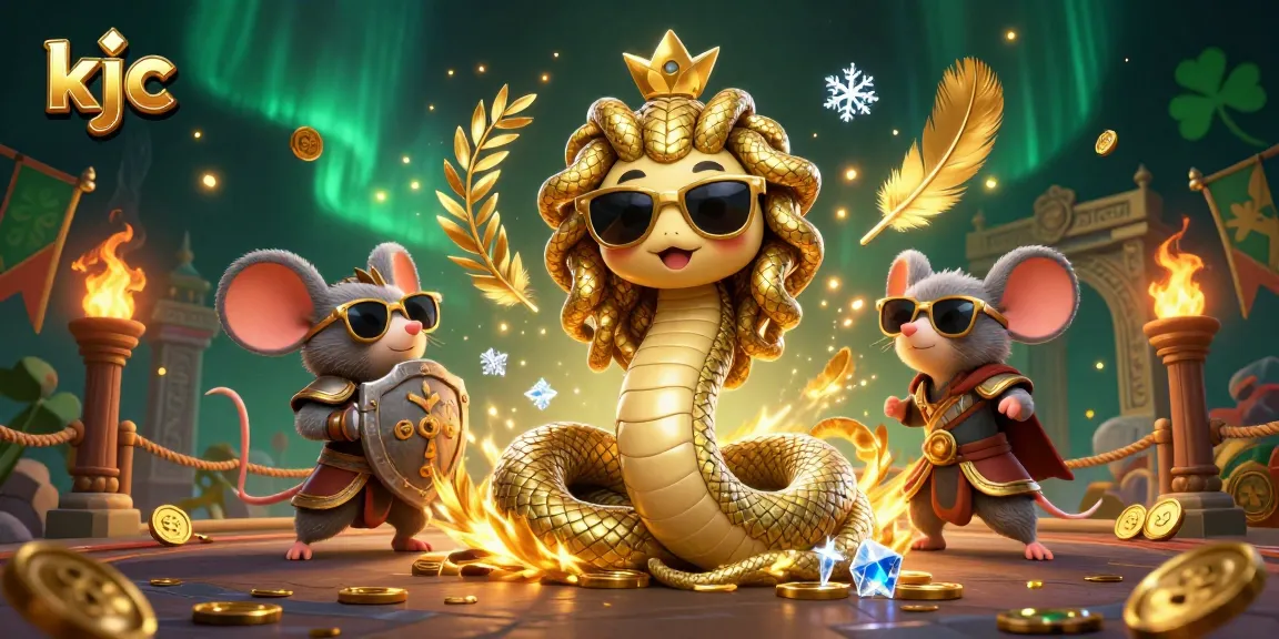 KJC players engage in exciting gameplay amidst a vibrant, animated casino backdrop filled with action.