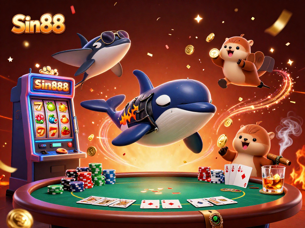 Play at Sin88 and enjoy exciting slot machines with jackpots and vibrant winnings!