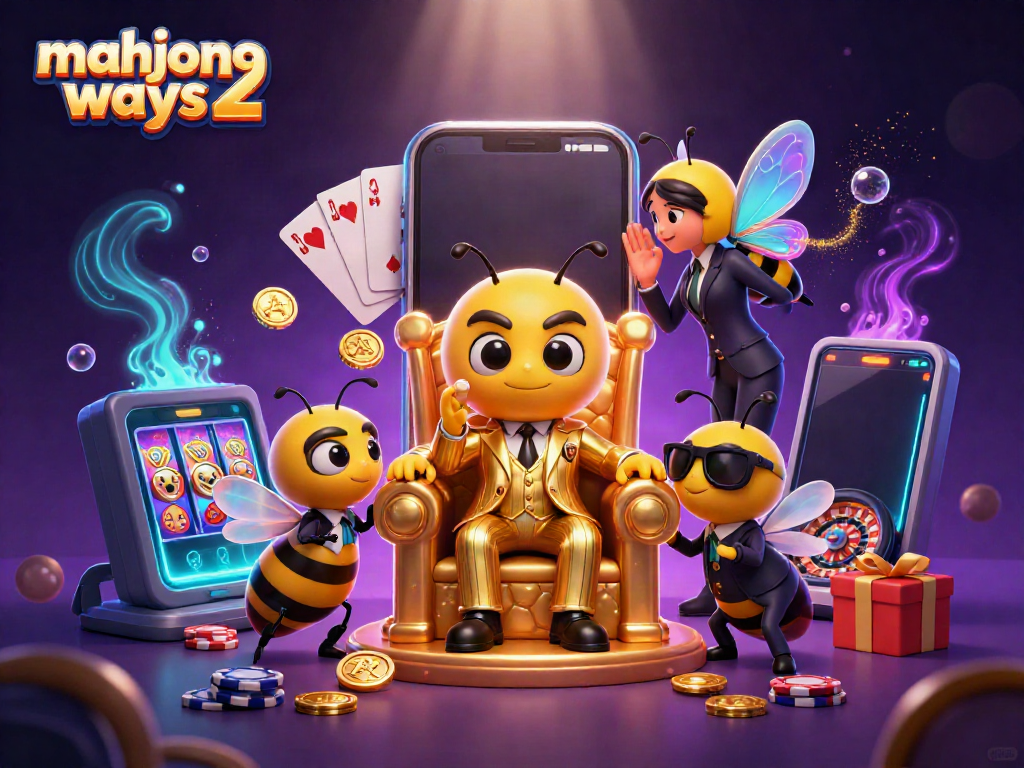 Engage in thrilling Mahjong Ways 2 gameplay with an exciting visual of characters, golden coins, and slot game action.