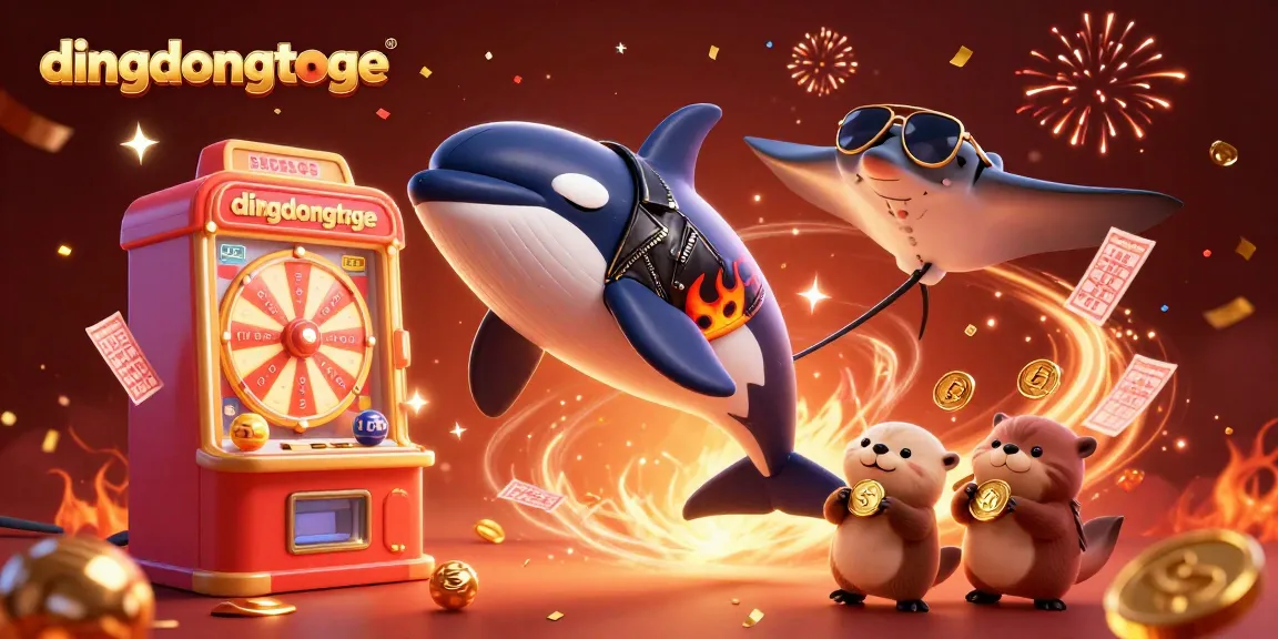 Experience thrilling wins with dingdongtoge, a vibrant lottery scene filled with excitement and winning opportunities.