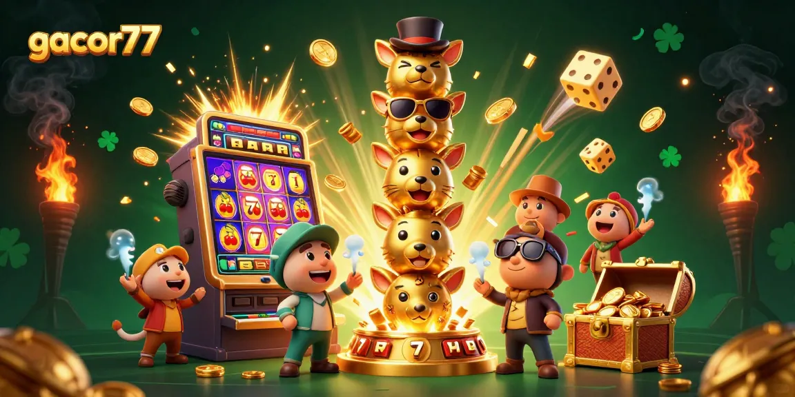 Gacor77 mempersembahkan permainan slot menarik dengan jackpot menakjubkan dan suasana casino yang kaya.