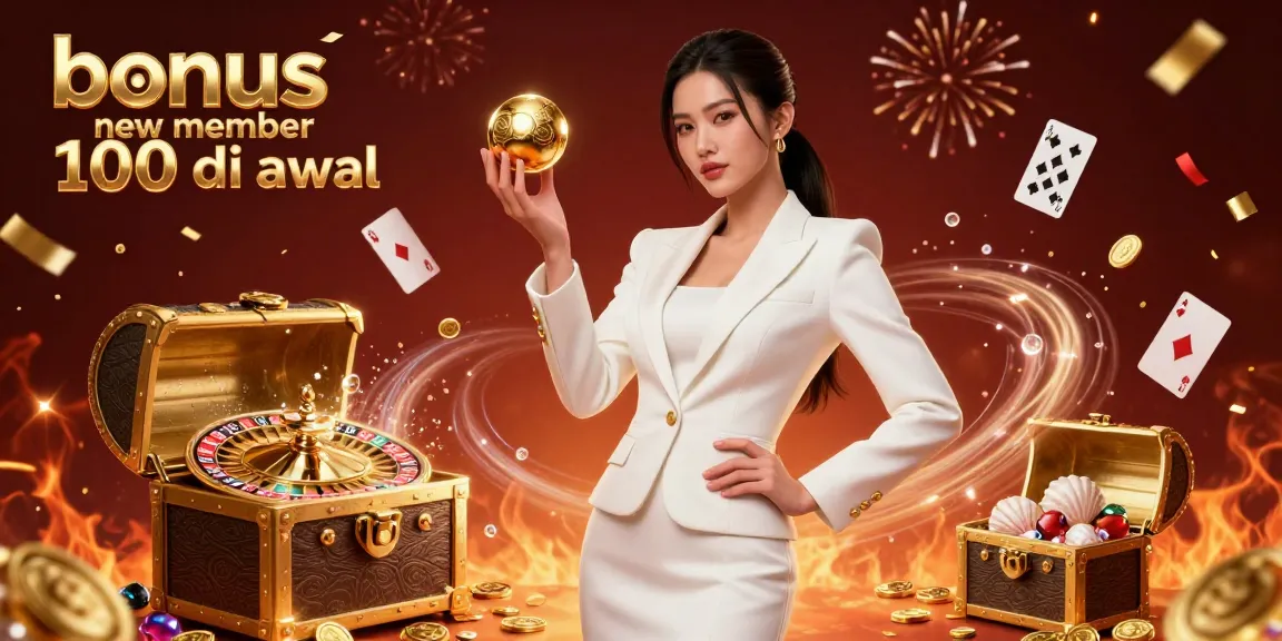 Experience the thrill with bonus new member 100 di awal in an exciting casino atmosphere, enhancing your game journey.