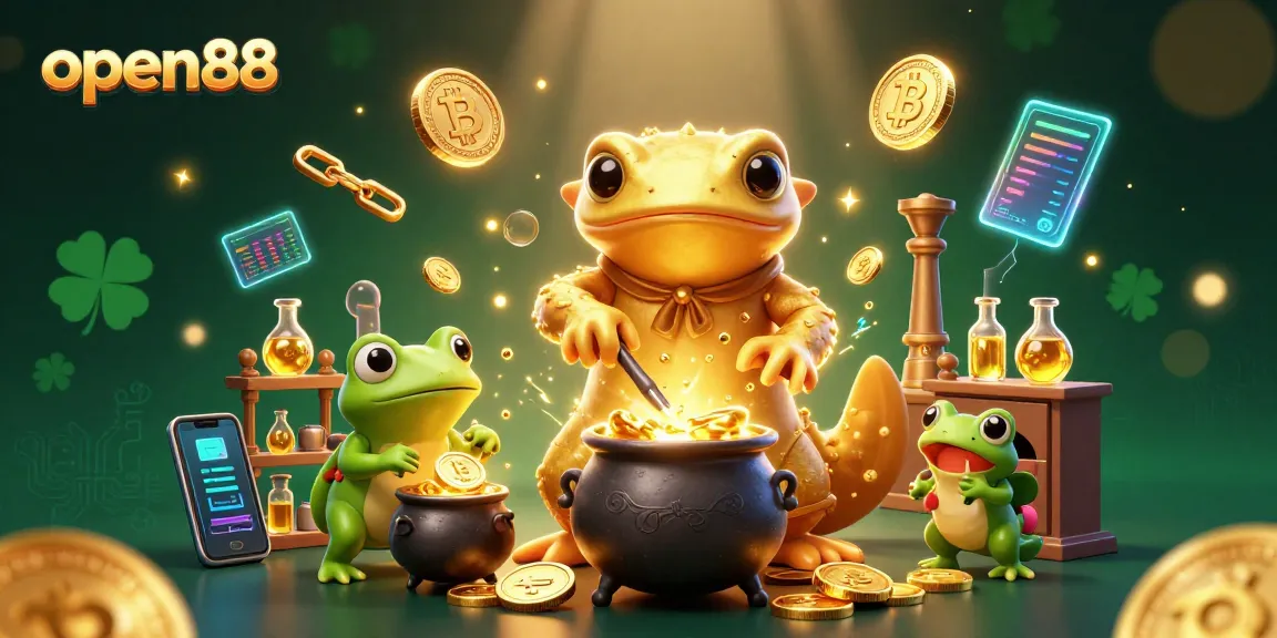 Experience thrilling gameplay at open88 with our unique alchemist scene transforming metals into golden rewards.