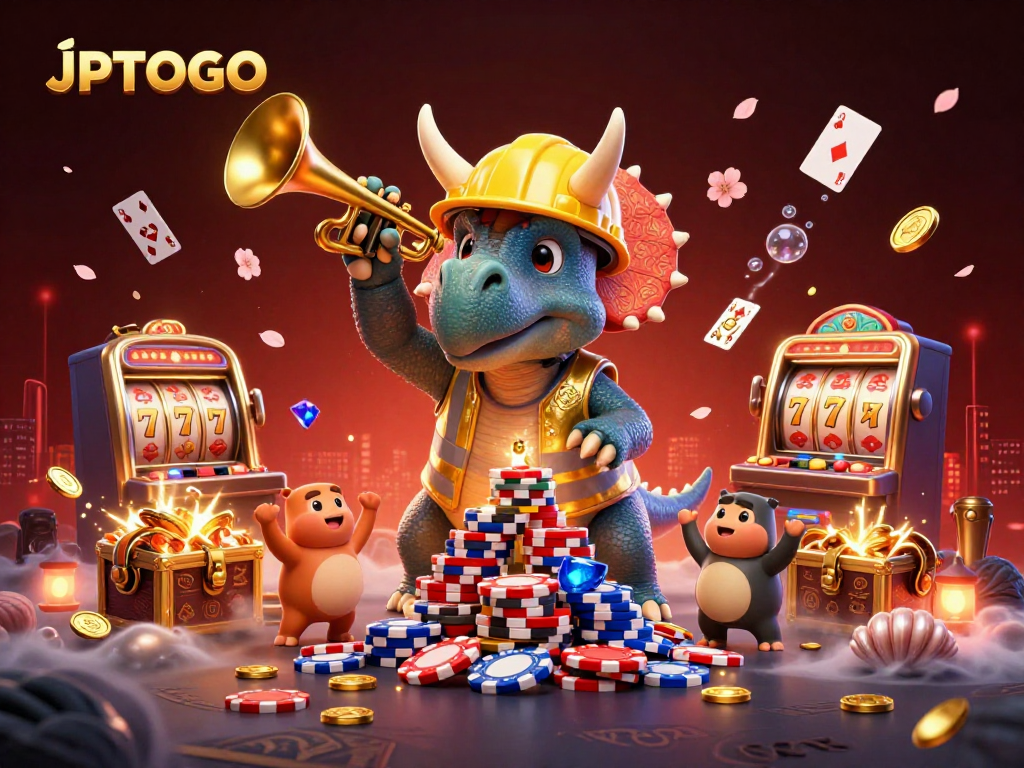 Experience the thrill of JPTOTO casino gaming with vibrant characters and dynamic action.