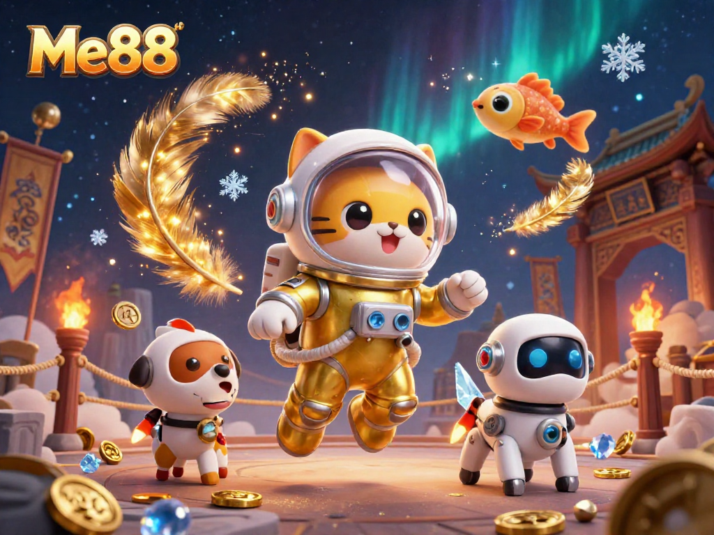Experience winning thrills at Me88 with dynamic casino action and a vibrant cosmic theme.