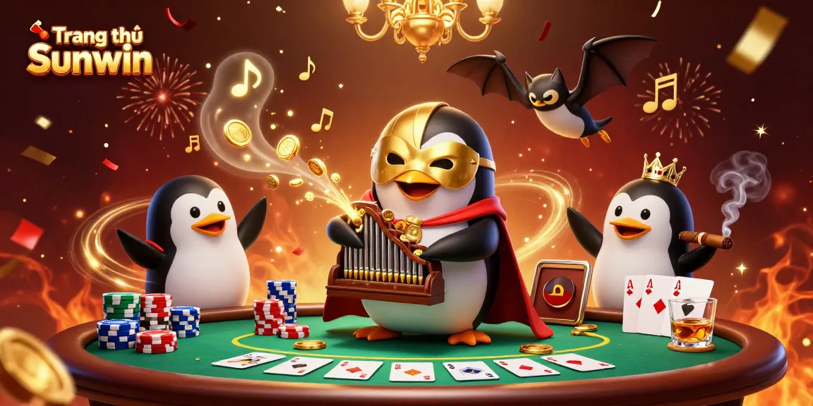 Experience thrilling games at Trang chủ Sunwin with a vibrant 3D casino scene showcasing excitement and winning moments.
