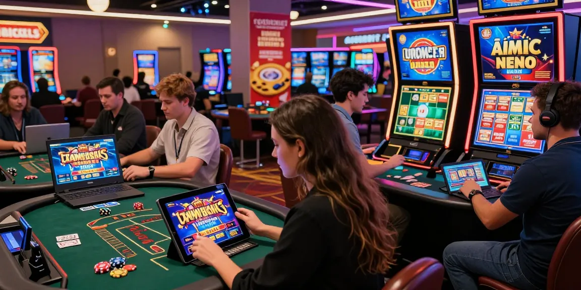 Players enjoying diverse games at a credit card casino, highlighting the convenience of instant deposits through https://thebls.org.uk.