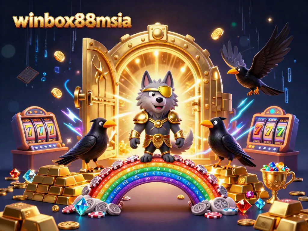 Engage with winbox88msia's thrilling online casino experience featuring vibrant characters and dynamic elements.