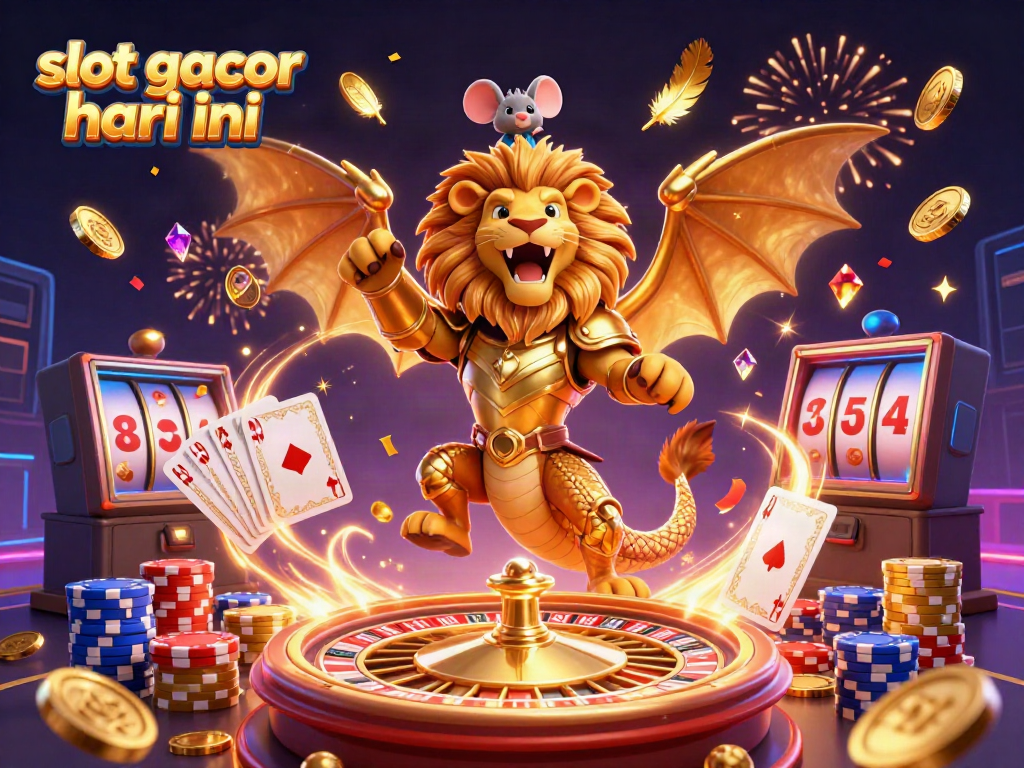 Slot gacor hari ini dengan karakter unik dan elemen kasino yang menawan.