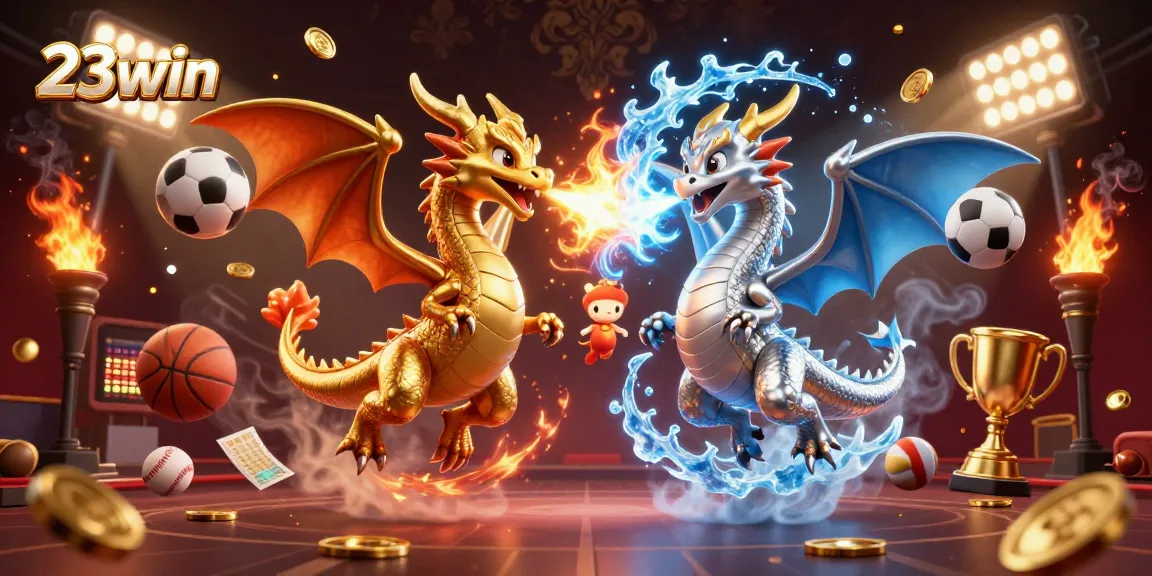 Bet on exciting games and sports events at 23win with dazzling casino elements.