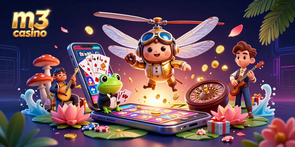 Win big at m3 casino with colorful animations and engaging live-action elements.