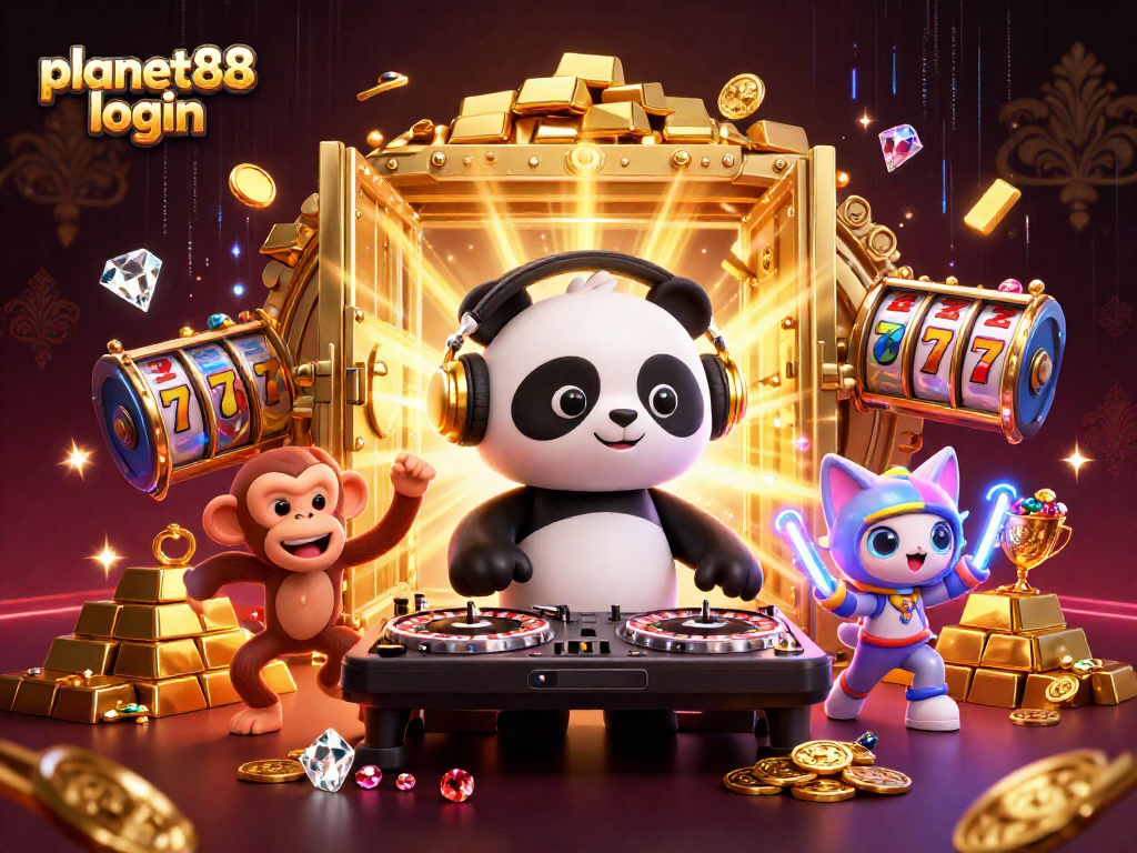 Experience thrilling wins with planet88 login at a lively online casino scene.