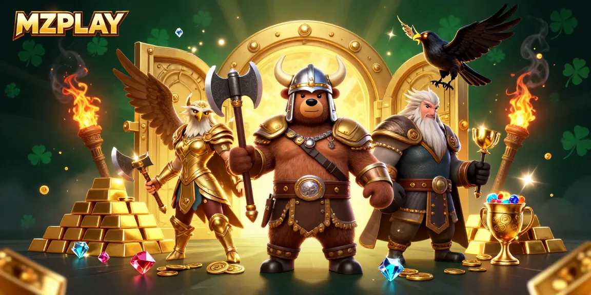 MZPLAY engages players in thrilling casino adventures with vibrant treasures and characters.