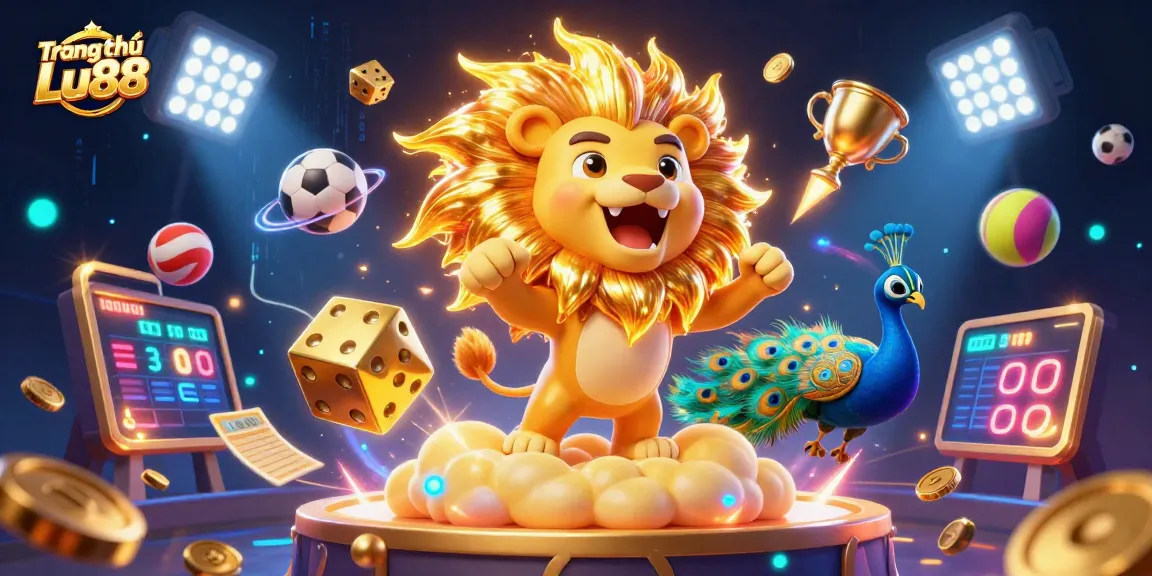 Engage with Trang chủ Lu88's vibrant casino scene featuring jubilant elements of sports betting.