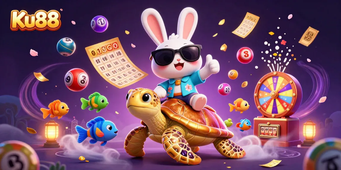 Experience the thrill of winning with Ku88 lottery games featuring vibrant cartoon characters.
