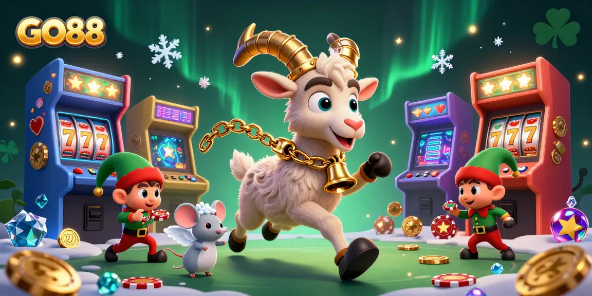 Experience the thrill of GO88 with a vibrant, engaging casino scene featuring unique characters.