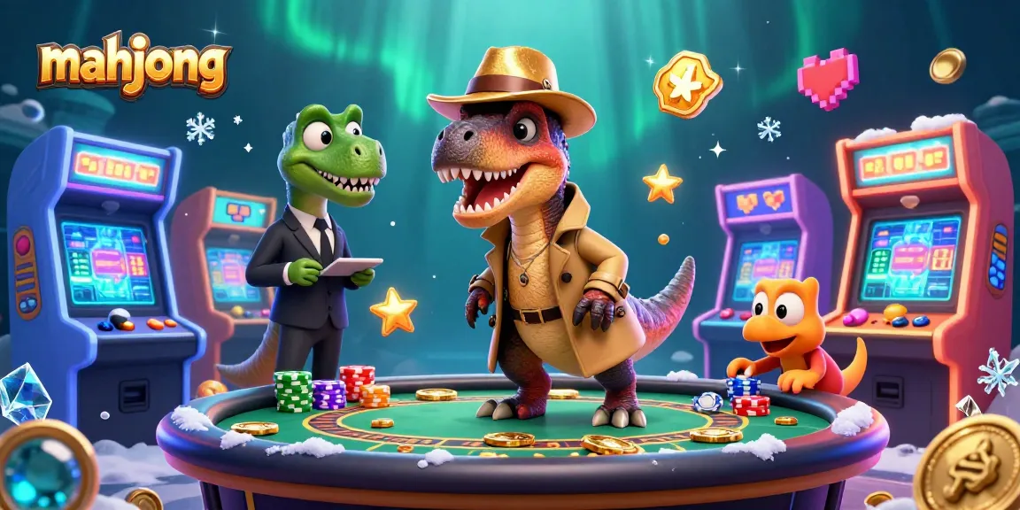 Engage in thrilling mahjong gameplay with dynamic casino elements and colorful characters.