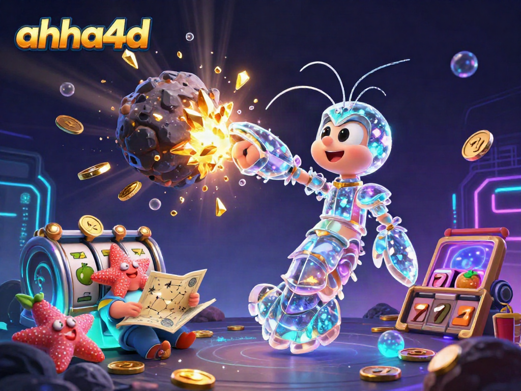 Experience exhilarating wins with ahha4d through its vibrant slot games, jackpots, and colorful casino imagery.