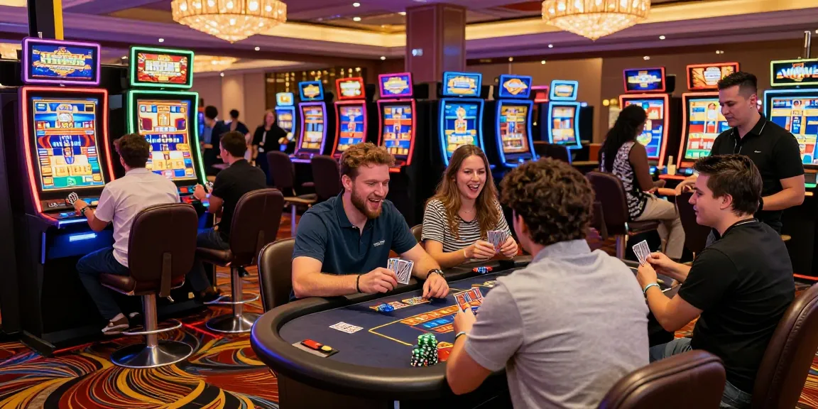 Players enjoying the best credit card casinos with vibrant gaming experiences in 2026.