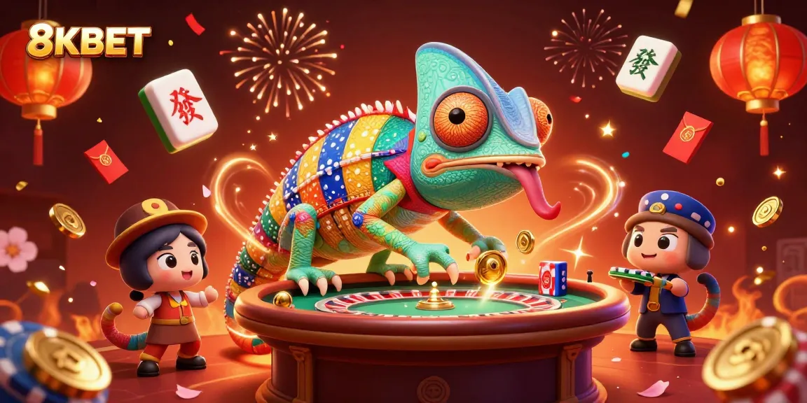 Experience the vibrant gaming world of 8KBET with a dynamic casino scene.
