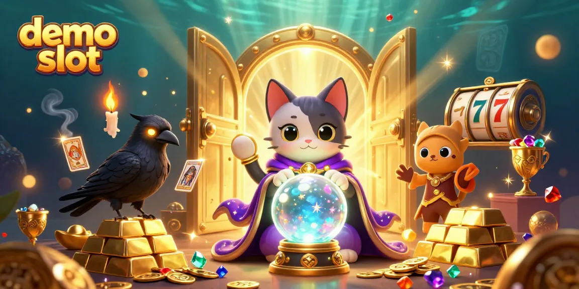 Experience thrilling demo slot adventures with vibrant graphics and engaging characters in this 3D illustration.
