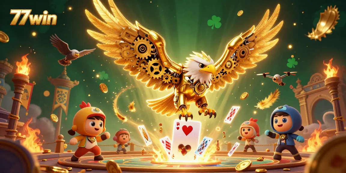 Engage in thrilling gameplay at 77win with dynamic card drops and striking visuals.