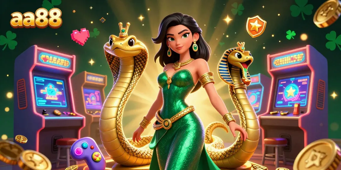 Engage with winning strategies at aa88 through this vibrant casino-themed 3D illustration.