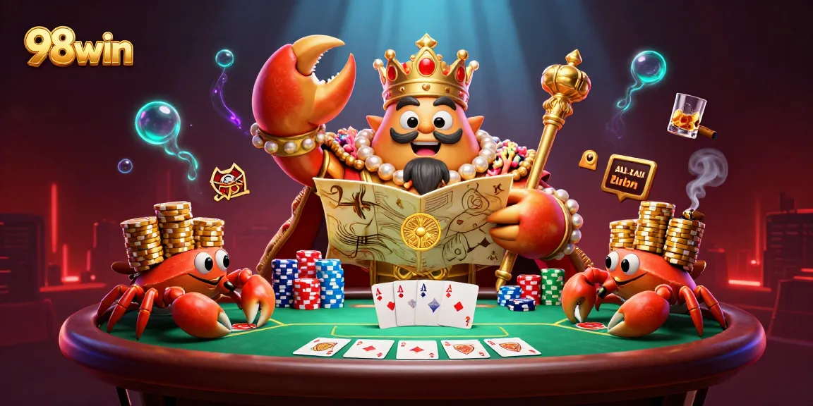 Experience thrilling gameplay at 98win with vibrant casino scenes and engaging characters.