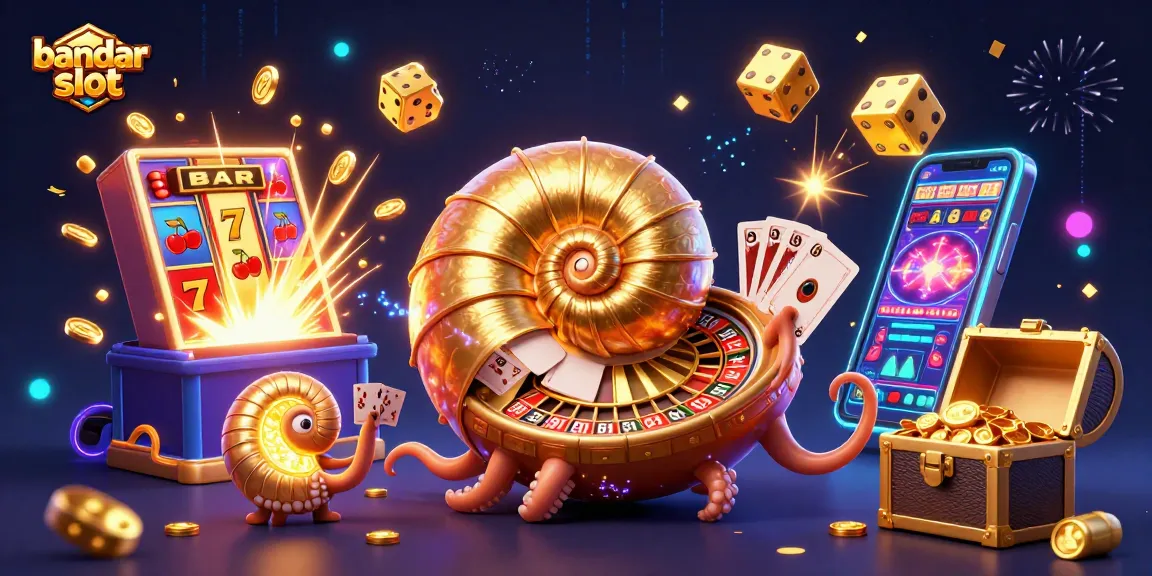 Menghasilkan kemenangan dari bandar slot dengan mesin slot yang penuh koin dan kemeriahan petasan.