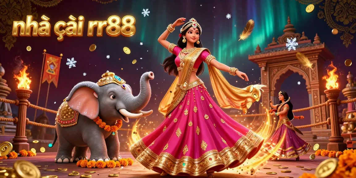 Engage with nhà cái rr88 through a vibrant 3D illustration of a beautiful dancer, symbolizing winning in online gambling.