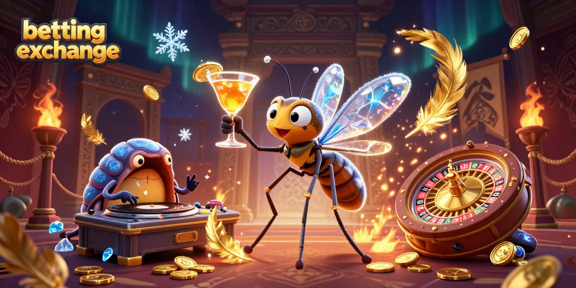 Engage in betting exchange with a unique 3D casino scene featuring captivating characters and vibrant elements.