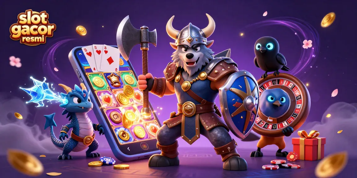 Menangkan slot gacor resmi dengan karakter Viking dan elemen kasino yang menarik.