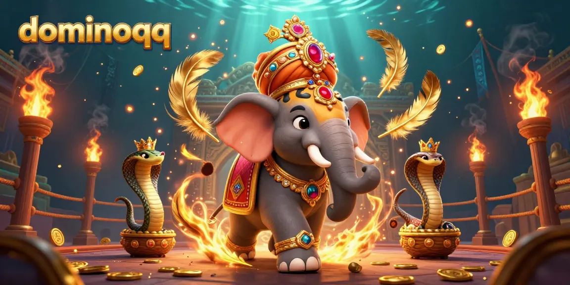 Experience thrilling gameplay with dominoqq in a vibrant, richly detailed casino scene.