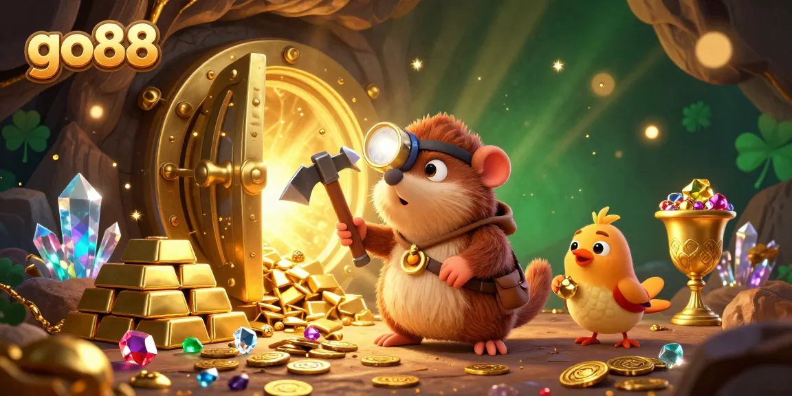 Join the adventure at go88 and discover treasures in a vibrant casino cave filled with gems and gold.