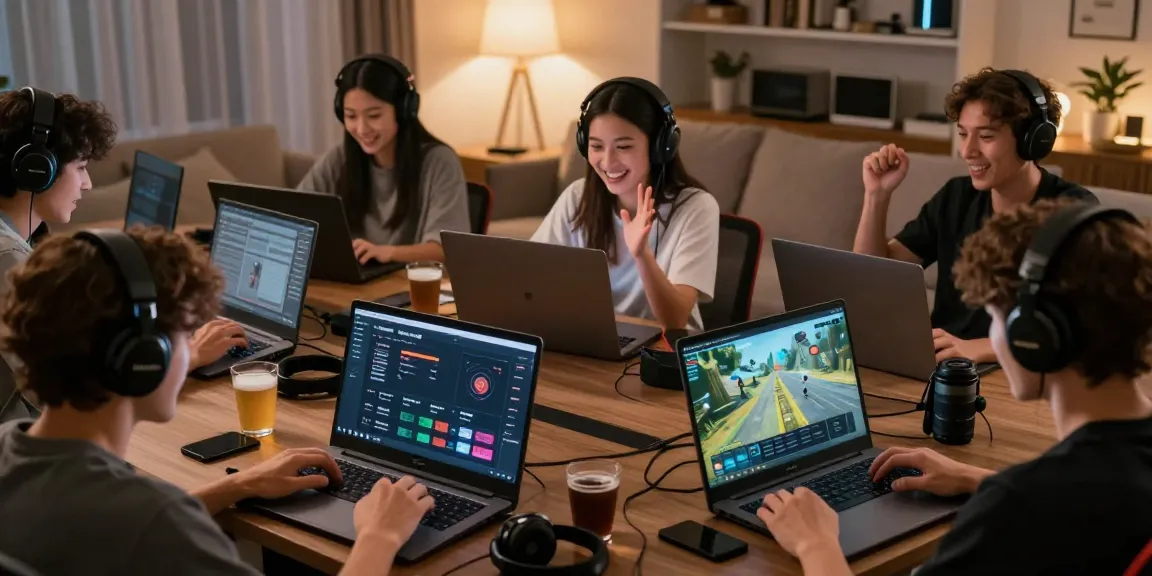 Players enjoying Singatoto in a cozy gaming environment with devices.